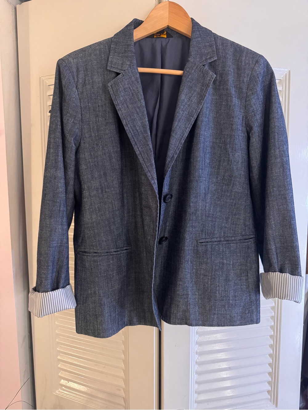 L.L. Bean women’s denim blazer